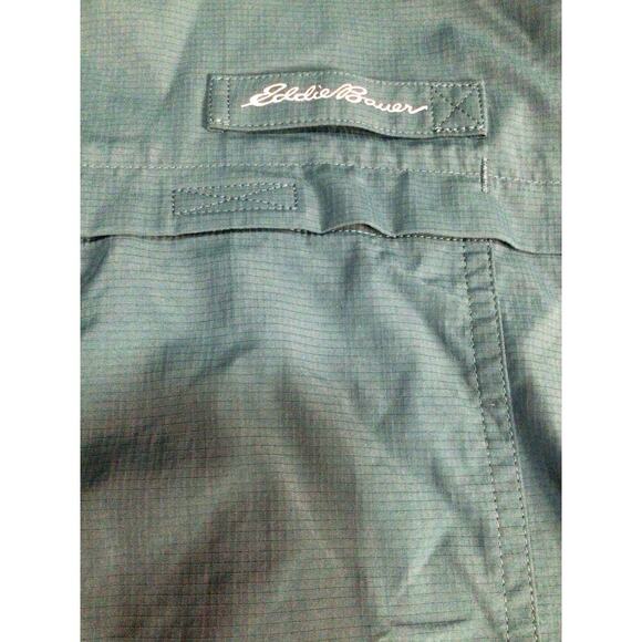 Eddie Bauer Women's Adventurer Pro Field Stream Shirt Long Sleeve 2XL Teal Green - Picture 3 of 9